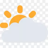 Emojipedia云社交媒体雨-表情符号