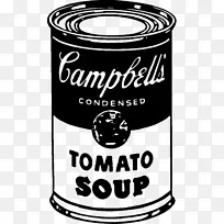 坎贝尔汤罐番茄汤坎贝尔汤公司流行艺术绘画