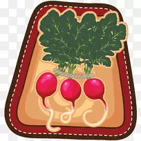 蔬菜素描夹艺术-蔬菜