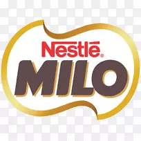 米洛标志早餐谷类食品牛奶雀巢-牛奶