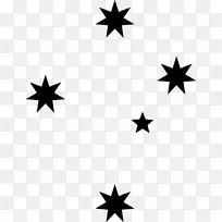 南十字星全明星图章剪贴画-星团