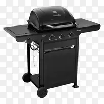 烧烤焦-烤煤气2煤混合烤架后院烧烤双煤气/木炭烧烤