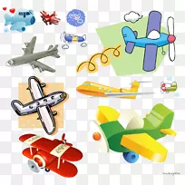 飞机玩具幼儿园剪贴画-飞机