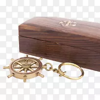 木箱钥匙链船木箱