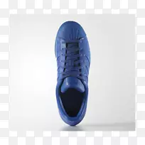 运动鞋阿迪达斯超级明星蓝色阿迪达斯原件-阿迪达斯