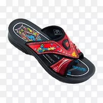 Slipper营地翻转拖鞋儿童鞋họa tiết