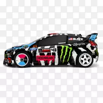 福特嘉年华公司的WRC汽车拉力赛2014福特嘉年华-肯布洛克