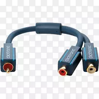 同轴电缆rca连接器适配器电连接器