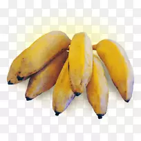 小卡文迪什香蕉烹饪香蕉水果-香蕉