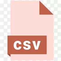文件格式计算机图标-csv