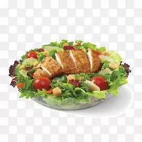 素食菜鸡肉沙拉凯撒色拉装饰色拉