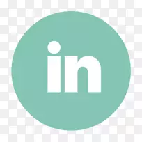 LinkedIn社交媒体商业电脑图标黑面包白啤酒-社交媒体