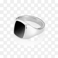 戒指铂贵金属银玛瑙戒指