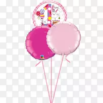 玩具气球粉红生日派对-气球