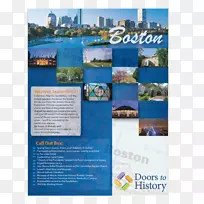 展示水资源广告波士顿旅游-商务传单