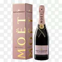 香槟莫特和钱登罗丝起泡葡萄酒博林格-香槟