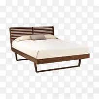 床头柜床尺寸床架-雪橇床