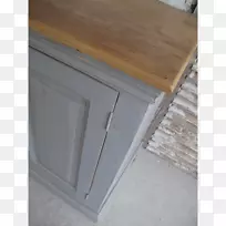 胶合板橱柜自助餐和餐具木材污渍抽屉-橱柜