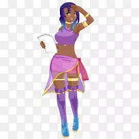 娜塔莎牵牛弹琴艺术仙女尾巴