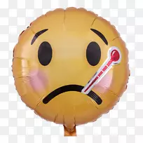笑脸表情气球动物生日-微笑