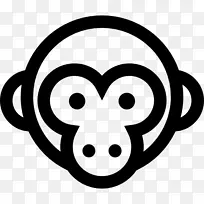 猴子电脑图标灵长类剪贴画猴子