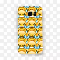 iphone脸上带着喜悦的泪水表情笑表情-iphone
