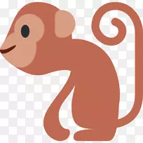 Emojipedia贴纸猴脸表情符号