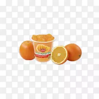 橙汁、水果杯、橙汁、素食料理-橘子