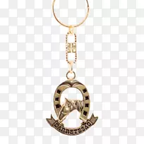项链耳环体珠宝银钥匙链.银