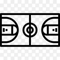 篮球场电脑图标运动田径场-篮球
