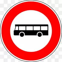 巴士交通标志-巴士
