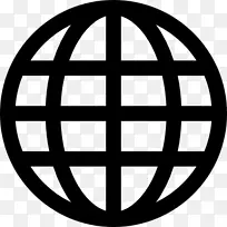 电脑图标互联网全球图标
