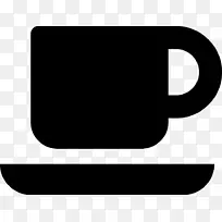 咖啡杯字体电脑图标-咖啡