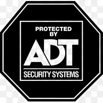 ADT保安服务保安警报及系统家居保安安全匹萨屋标志