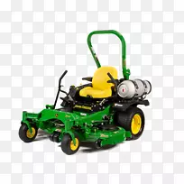 John Deere ztrak零转割草机覆盖草坪割草机