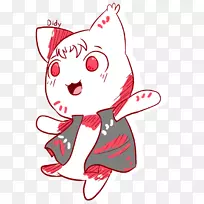 线条艺术耳朵卡通剪贴画-多尔