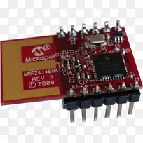 微控制器电子设备6 LoWPAN IEEE 802.15.4收发器