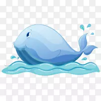 甲壳动物-免费剪贴画-蓝鲸