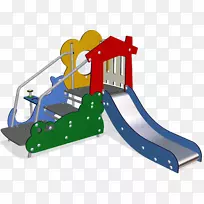 游乐场滑梯幼儿儿童游戏-儿童