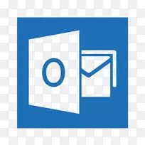 Microsoft Outlook电子邮件计算机图标-Microsoft