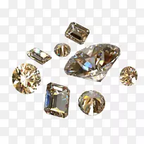 阿吉勒钻石矿棕色钻石订婚戒指钻石颜色-钻石