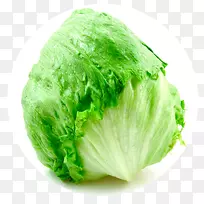 冰山莴苣蔬菜凯撒沙拉食品-冰山莴苣