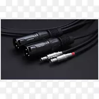 同轴电缆扬声器电线XLR连接器耳机电缆XLR连接器