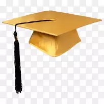 毕业典礼正方形学术帽大学毕业剪贴画帽