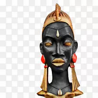 传统非洲面具收藏摄影版税-免费面具