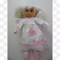 布娃娃，纺织品，幼童，毛绒玩具，可爱的玩具，粉红色的m-抹布娃娃
