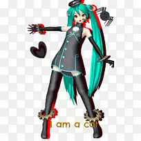 Hatsune Miku：DeviantArt-Hatsune Miku项目Dva f