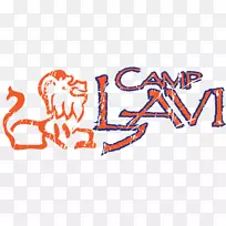 拉维营地标志图案设计剪贴画.交叉营地