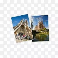 摄影相框旅游-Sagrada Familia
