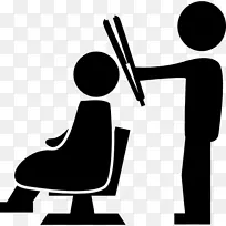 梳头美容师洗发理发师